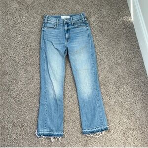 MOTHER Women's Straight Leg Jeans - Light Blue